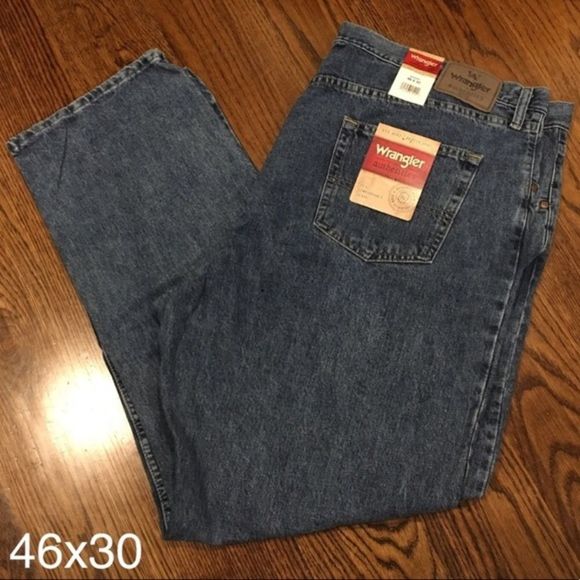 Wrangler Other - WRANGLER Mens Straight Leg Jeans 46 x 30 NWT
